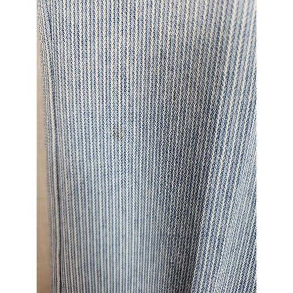 Vintage Levi's Gentleman's Jeans Men's Flare Pants Pinstripe Stripe 70's 32 x 29 - Picture 7 of 8